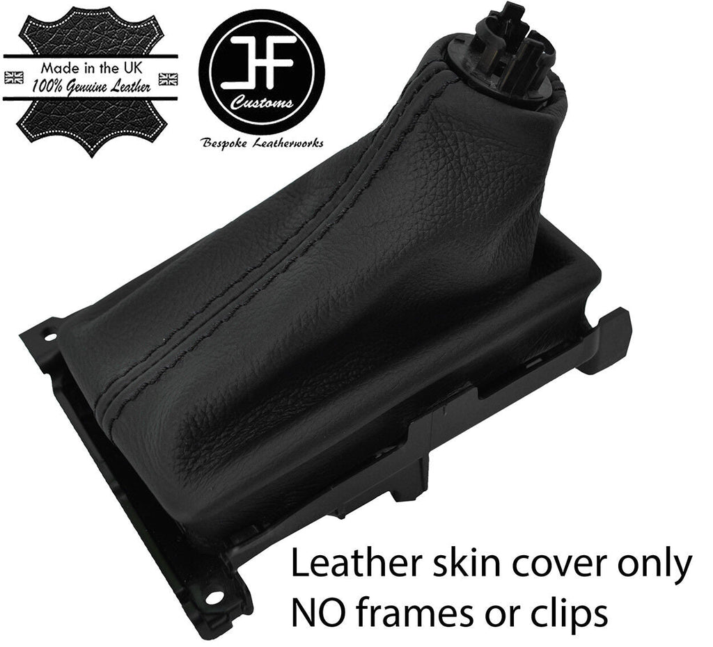 BLACK STITCH REAL LEATHER AUTOMATIC GEAR GAITER FOR LEXUS RC 200 300 350 14-18