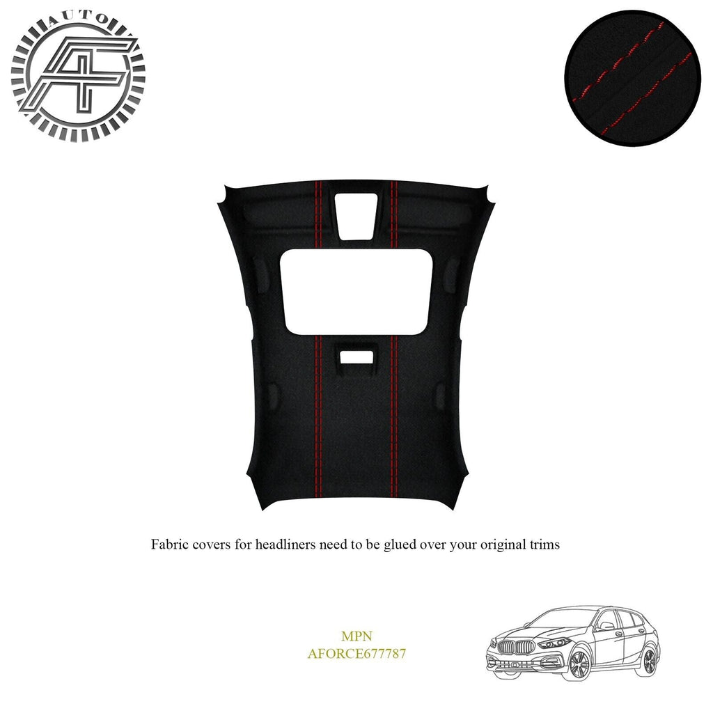 LUXE SUEDE HEADLINER COVER FOR BMW E87 1 SERIES 5 DOOR HATCH + SUNROOF 2005-2011