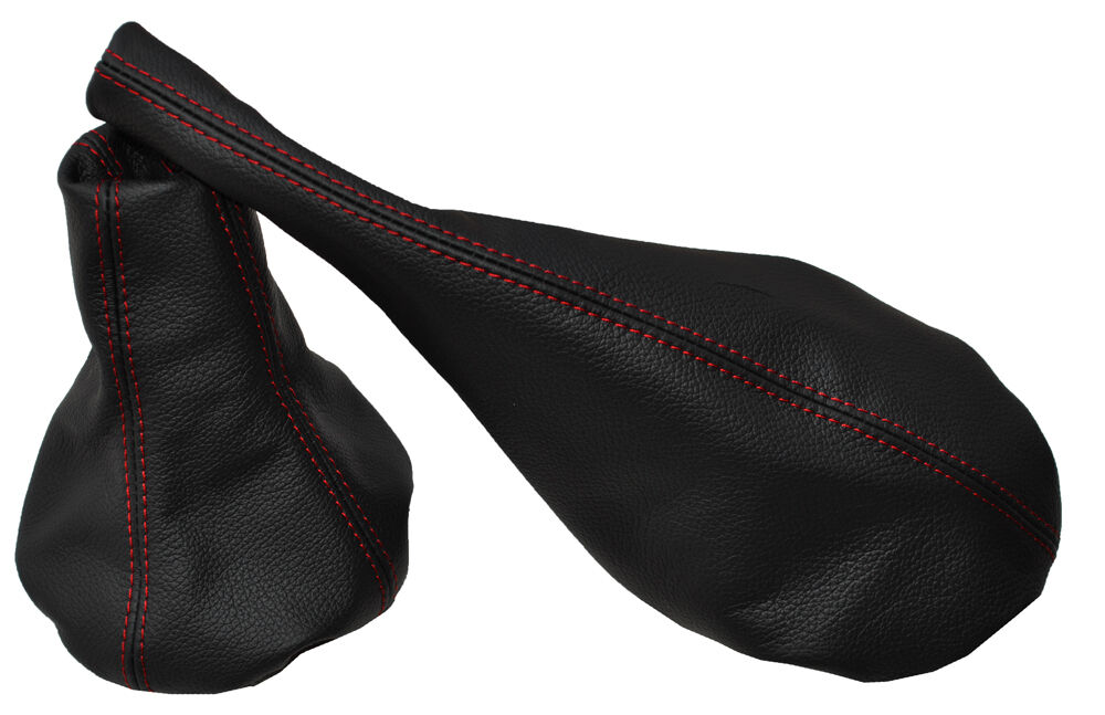 RED  STITCH FITS GEAR HANDBRAKE SET LEATHER SEAT IBIZA CORDOBA 6K 1993-1999
