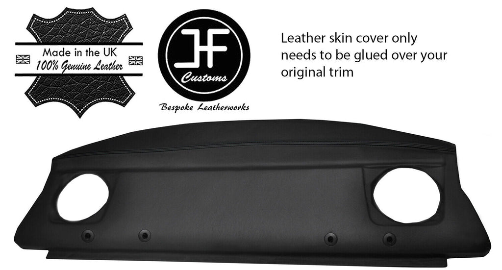 BLACK STITCH REAR PARCEL SHELF LEATHER COVER FOR BMW 3 SERIES E46 COUPE 98-05
