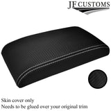WHITE STITCH FOR TOYOTA CELICA 94-99 MK6 GEN6 ARMREST COVER CARBON FIBER VINYL