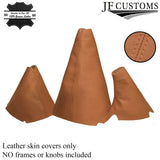 BEIGE LEATHER GEAR HI LOW HANDBRAKE GAITER FITS LAND ROVER DISCOVERY MK1 MK2