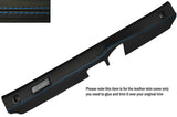 BLUE STITCH REAR BOOT TRUNK PANEL LEATHER SKIN COVER FITS PORSCHE 928 S2 S4