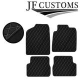 WHITE DIAMOND STITCH VINYL 4X TAILORED FLOOR MAT CARPETS FOR TOYOTA CELICA 99-05