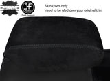 BLACK STITCH REAL SUEDE ARMREST LID COVER FITS HONDA CRV CR-V 2015-2018