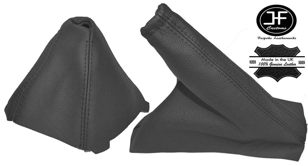 GREY LEATHER  FITS VOLVO S60 2000-2007 MANUAL GEAR  HANDBRAKE GAITER LEATHER