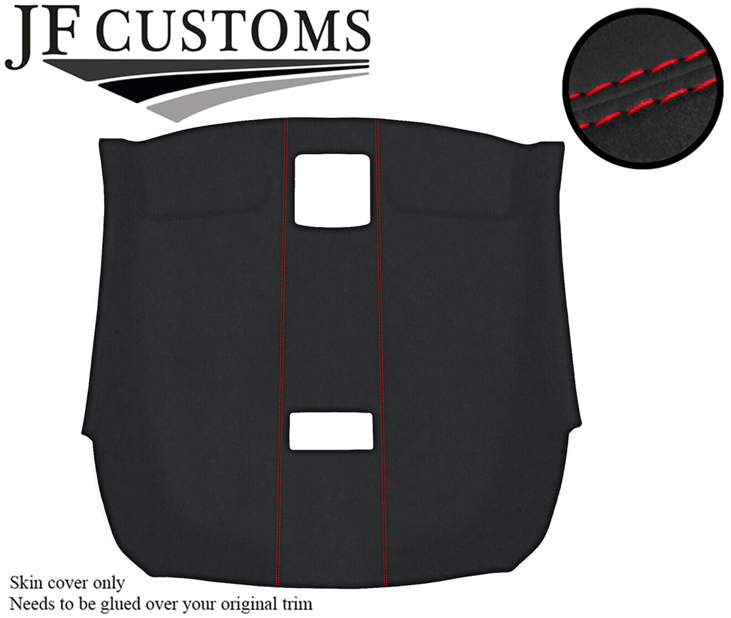 RED STITCH ROOF HEADLINING LINER DARK GREY LUXE COVER FITS NISSAN GT-R R35