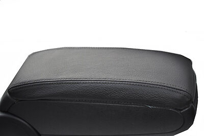 FITS AUDI A6 4B C5 97-04 ARMREST COVER black stitch THE LEATHER PART ONLY
