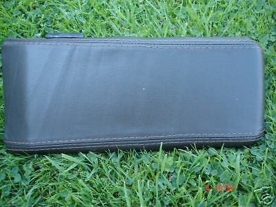 FITS PORSCHE 924 944 968 CONSOLE LID COVER BROWN LEATHER CUSTOM NEW MADE IN UK