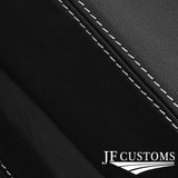 WHITE STITCH LEATHER CENTRE CONSOLE COVER FOR RANGE ROVER L320 SPORT 05-13