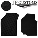 BLACK DIAMOND VINYL 4XTAILORED FLOOR CARPET FOR SUZUKI SWIFT AUTO 05-10 JF1