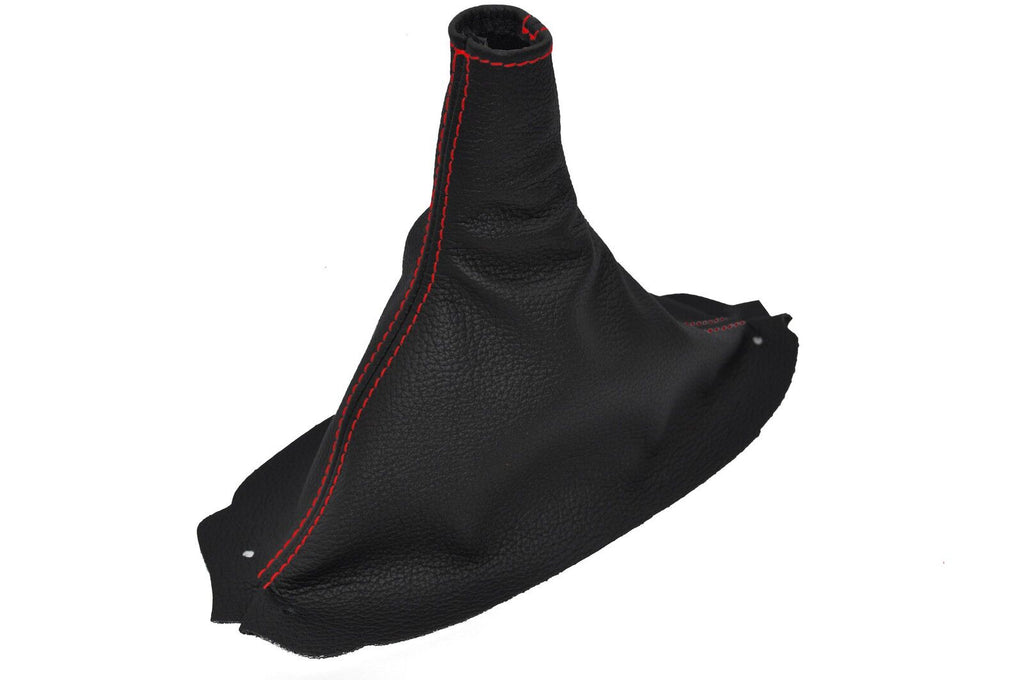 1985-1990 FITS PONTIAC FIREBIRD TRANS AM red stitch LEATHER SHIFT BOOT