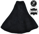 BLACK STITCH FITS AUDI TT COUPE 1996-2002 BLACK SUEDE GEAR GAITER COVER