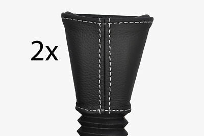 grey stitch FITS VAUXHALL OPEL VECTRA B 95-02 2X FRONT SEAT BELT STALK COVERS