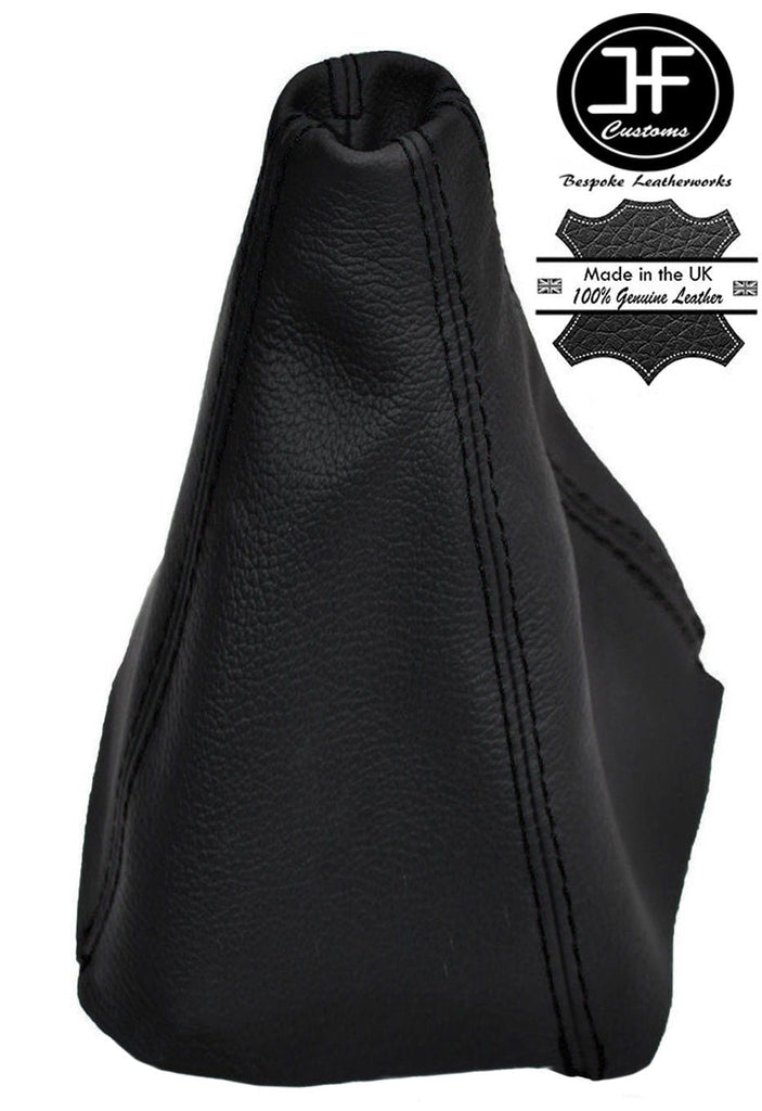 BLACK STITCH MANUAL LEATHER GEAR GAITER FITS TOYOTA SUPRA MK3 MKIII 1986-1992