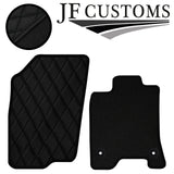 BLACK DIAMOND VINYL 4X TAILORED FLOOR CARPET FOR MERCEDES X CLASS 17-20 JF1