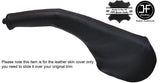 BLACK STITCHING LEATHER HANDBRAKE GAITER FITS MITSUBISHI ECLIPSE 2000-2005