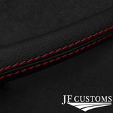 RED STITCH STEERING WHEEL LOWER TRIM COVER+FRAME FOR PORSCHE 911 997 987