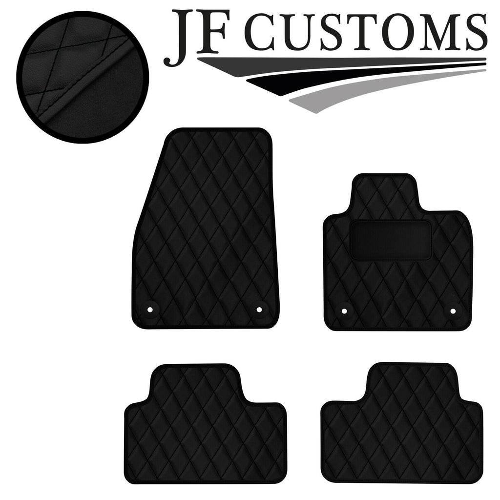 BLACK DIAMOND VINYL 4X TAILORED FLOOR CARPET FOR VOLVO XC40 AUTO 17-21 JF1