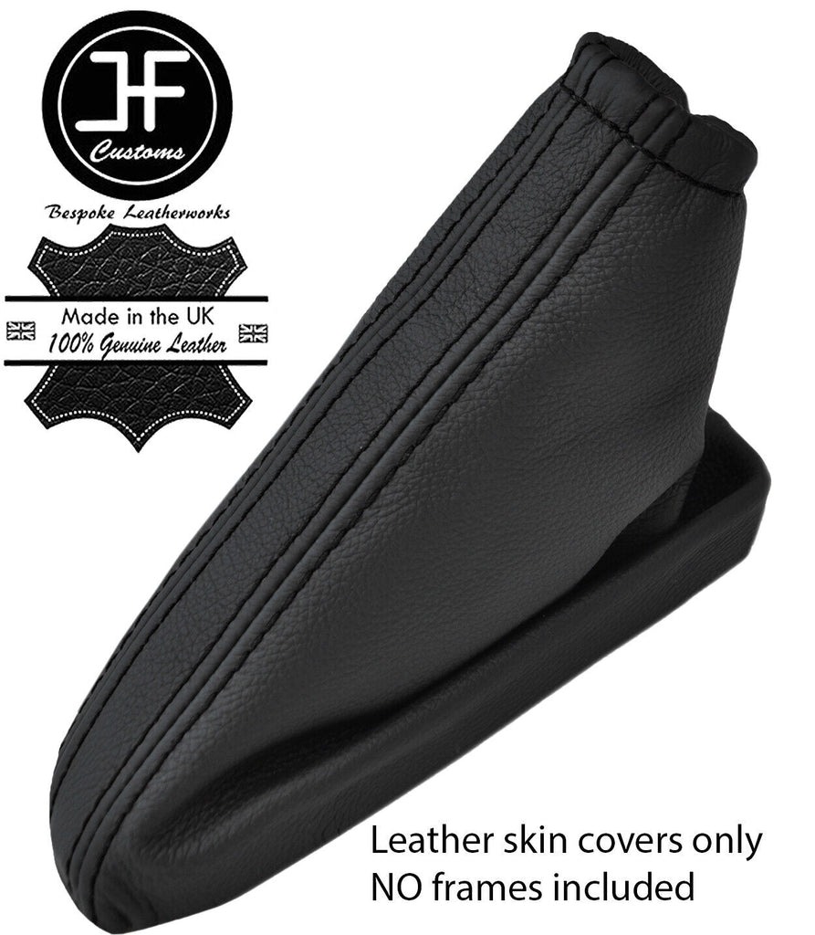 BLACK STITCH TOP GRAIN LEATHER HANDBRAKE GAITER FITS FORD FOCUS MK1 1998-2004