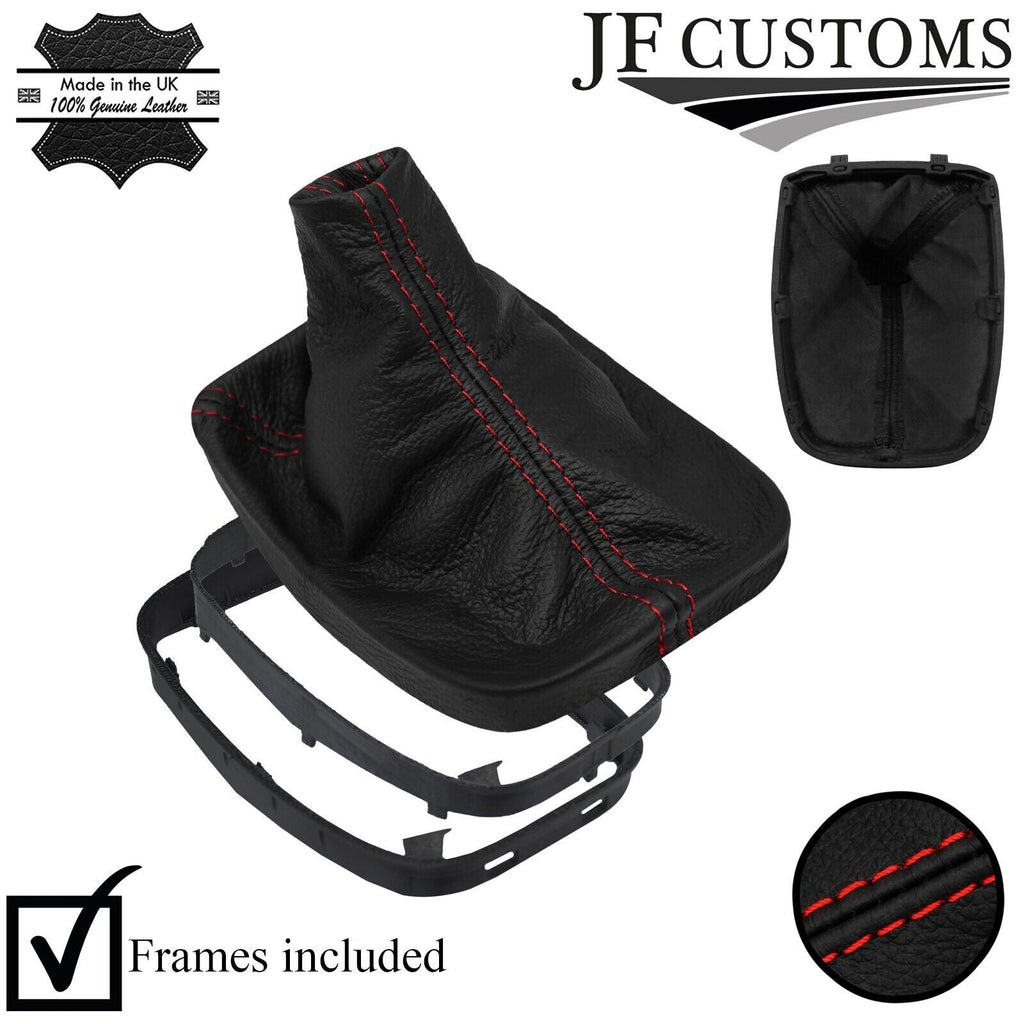RED STITCH LEATHER GEAR COVER+TOP & BOTTOM FRAMES FOR VAUXHALL INSIGNIA 08-16