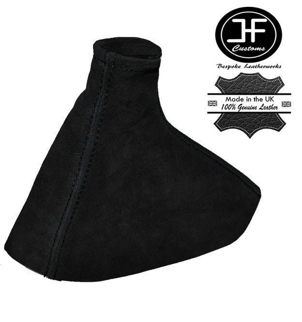 BLACK STITCH MANUAL BLACK SUEDE GEAR GAITER FITS FORD ESCORT RS COSWORTH 92-96