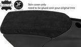 BLACK STITCH REAL SUEDE ARMREST LID COVER FOR PORSCHE 986 BOXSTER CARRERA 996