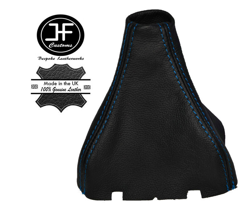 BLUE STICH LEATHER GEAR GAITER FITS SEAT LEON MK2 FR CUPRA TOLEDO MK3 ALTEA XL