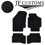 BLUE DIAMOND STITCH VINYL 4X TAILORED FLOOR CARPETS FOR KIA RIO 2005-2010 JF1