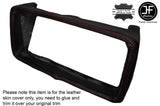 RED STICH CENTRE CONSOLE AIR CON SURROUND LEATHER COVER FITS BMW 5 SERIES E28