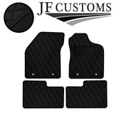 BLACK DIAMOND VINYL 4X TAILORED FLOOR CARPET FOR ALFA ROMEO GIULIETTA 10-14 JF1