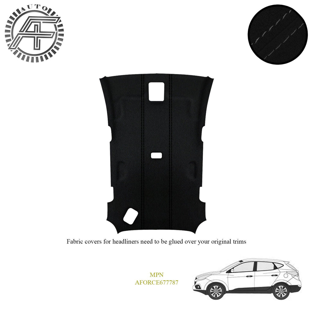 LUXE SUEDE HEADLINER COVER FITS HYUNDAI IX35 (TUCSON) 5 DOOR SUV 2009-2015