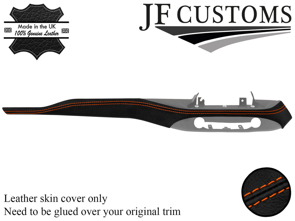 ORANGE STITCH ITALIAN LOWER DASHBOARD TRIM COVER FOR FORD FOCUS MK4 18-20