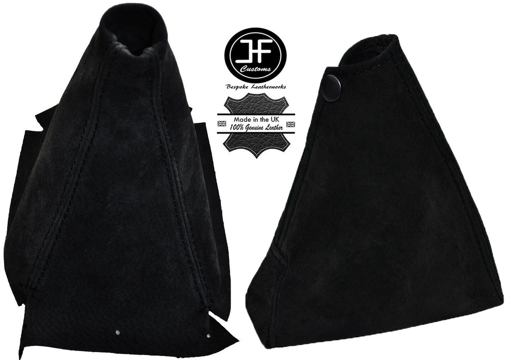 BLACK STITCH FOR NISSAN SKYLINE R33 GTS GTR GTST 1993-1998 SUEDE GEAR HANDBRAKE