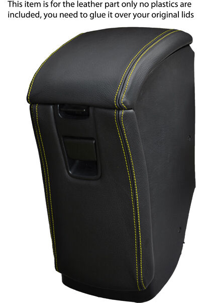 yellow stitch FITS TOYOTA MR2 MK2 1989-2000 ARMREST&STORAGE BOX LID COVERS LTHR