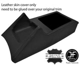 BLACK REAL LEATHER CONSOLE GEAR SURROUND COVER FOR FORD CORTINA MK5 1979-1982