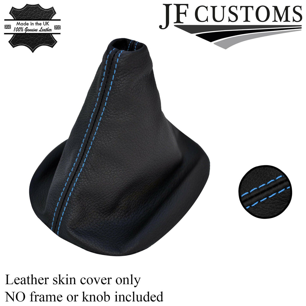 FITS VW GOLF MK5 5 IV 03-2009 GEAR GAITOR LEATHER blue st CUSTOM NEW MADE IN UK