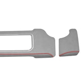 RED STITCH L GREY SUEDE 2X DASH TRIM COVERS FOR RANGE ROVER SPORT L494 13-21