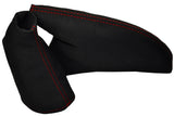 RED  STITCH FITS HONDA CIVIC TYPE R  SET OF GAITERS 2X GAITERS PU SUEDE 01-05