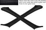 BLACK STITCH FITS NISSAN PULSAR 92-00 2X WINDSCREEN PILLAR LEATHER SKIN COVERS