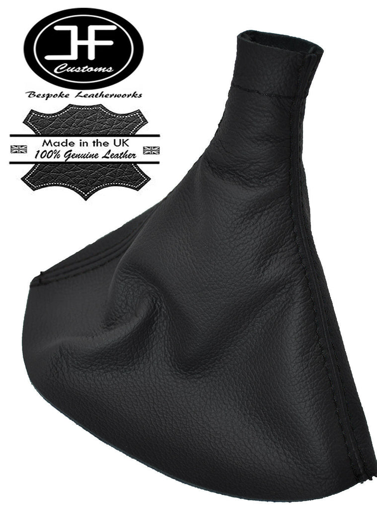 BLACK STITCHING REAL LEATHER MANUAL GEAR GAITER FITS RENAULT TRAFIC 2001-2014