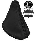 BLACK STITCH REAL BLACK LEATHER GEAR GAITER BOOT FITS CITROEN C3 DS3 2010-2015