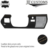 CREAM STITCH ITALIAN LEATHER UNDER STEERING TRIM COVER FOR LEXUS IS 250 06-13