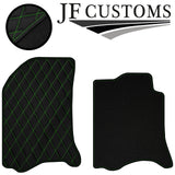 GREEN DIAMOND VINYL 4X TAILORED FLOOR CARPETS FOR RENAULT LAGUNA MK2 01-07 JF1