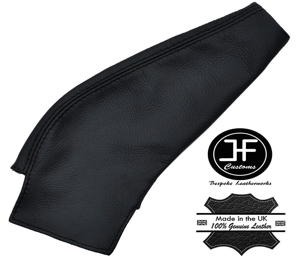 BLACK STITCHING FITS MITSUBISHI 3000GT GTO 91-00 LEATHER HANDBRAKE GAITER