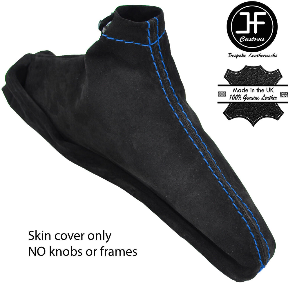 BLUE STITCHING SUEDE HANDBRAKE GAITER FITS SUBARU IMPREZA 2005-2007 CUSTOM NEW