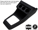 BLACK STITCHING CENTRE CONSOLE LEATHER COVER FITS VW GOLF MK1 JETTA CABRIO