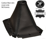 BLACK STITCHING CARBON FIBER VINYL GEAR GAITER FITS MAZDA MIATA MX5 MK1 90-97