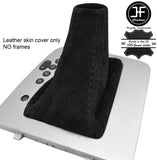BLACK STITCH REAL SUEDE AUTOMATIC GEAR GAITER FITS SEAT IBIZA MK5 2009-2015