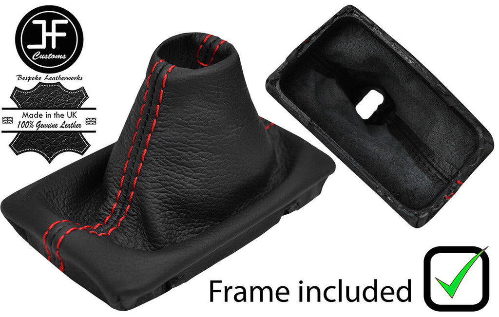 RED STITCH LEATHER AUTOMATIC GEAR+PLASTIC FRAME FITS MERCEDES SLK R171 04-11